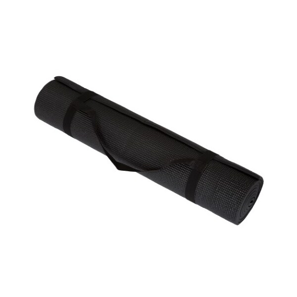 Leisure Sports Non-Slip Yoga Mat Double Sided Comfort Foam Exercise for Fitness, Pilates with Carrying Strap(Black) 961758BXB - main